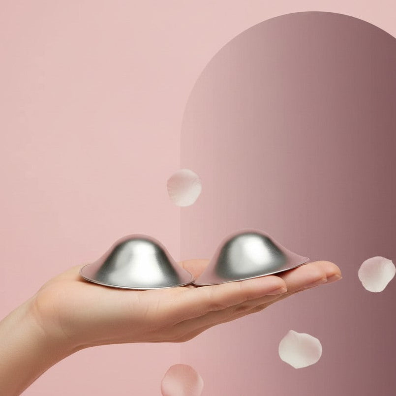 NexoraPlus Sterling Silver Nursing Cups
